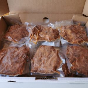 Effiloché de porc mariné (déjà cuit)