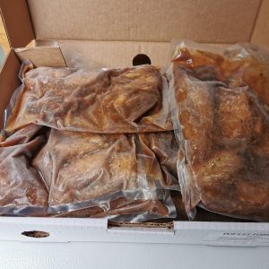 Poulet forestier demi-glace vin blanc et champignons (déjà cuit)